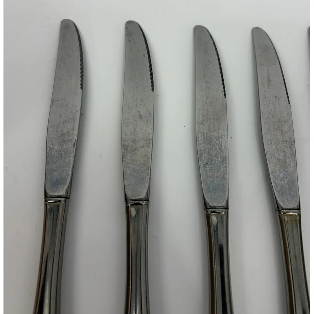 Oneida USA Gala Impulse Dinner Knives Set of 6 Stainless Steel Flatware 9